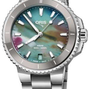 Oris Damklocka 01 733 7792 4150-07 8 19 05P Aquis Upcycle
