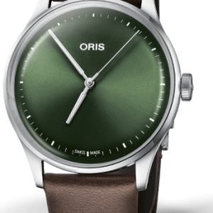 Oris Herrklocka 01 733 7762 4057-07 5 20 70FC Artelier Grön/Läder