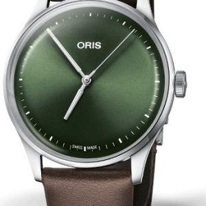 Oris Herrklocka 01 733 7762 4057-07 5 20 70FC Artelier Grön/Läder