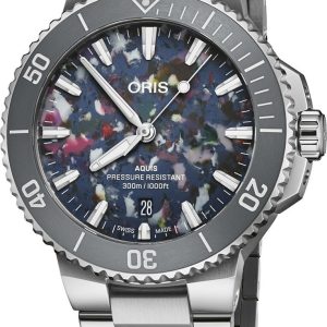 Oris Herrklocka 01 733 7787 4150-07 8 22 04PEB Aquis Upcycle