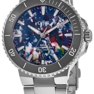 Oris Herrklocka 01 733 7789 4150-07 8 23 04PEB Aquis Upcycle