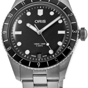 Oris Herrklocka 01 771 7791 4054-07 8 20 18 Divers Svart/Stål Ø40 mm
