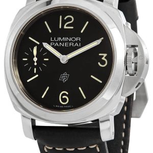 Panerai Herrklocka PAM01084 Luminor Svart/Läder Ø44 mm