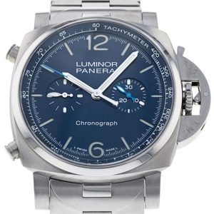 Panerai Herrklocka PAM01110 Luminor Blå/Stål Ø44 mm