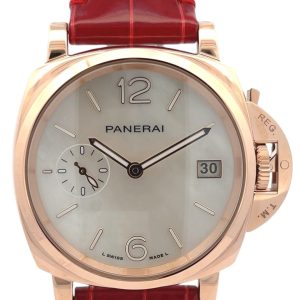 Panerai Herrklocka PAM01280 Luminor Vit/Läder Ø42 mm