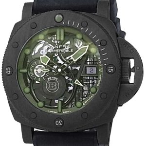 Panerai Herrklocka PAM01283 Submersible Skelettskuren/Läder Ø47 mm