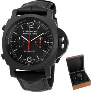 Panerai Herrklocka PAM01298 Luminor Svart/Läder Ø44 mm