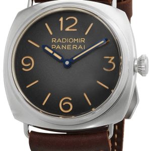 Panerai Herrklocka PAM01334 Radiomir Svart/Läder Ø45 mm