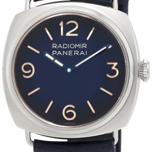 Panerai Herrklocka PAM01335 Radiomir Blå/Läder Ø45 mm