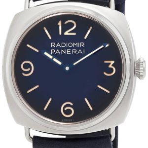 Panerai Herrklocka PAM01335 Radiomir Blå/Läder Ø45 mm