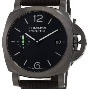 Panerai Herrklocka PAM01353 Luminor Svart/Textil Ø40 mm