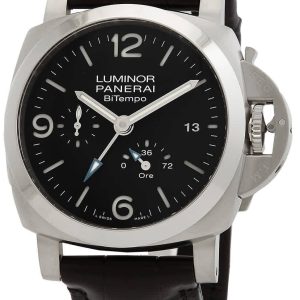 Panerai Herrklocka PAM01360 Luminor Svart/Läder Ø44 mm
