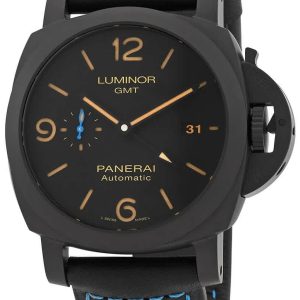Panerai Herrklocka PAM01441 Luminor Svart/Läder Ø44 mm