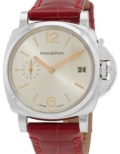Panerai PAM01248 Luminor Rosa/Läder Ø38 mm