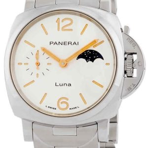 Panerai PAM01301 Luminor Due Vit/Stål Ø38 mm