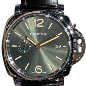 Panerai PAM01329 Luminor Due Grön/Läder Ø42 mm