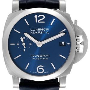 Panerai PAM01370 Luminor Blå/Läder Ø40 mm