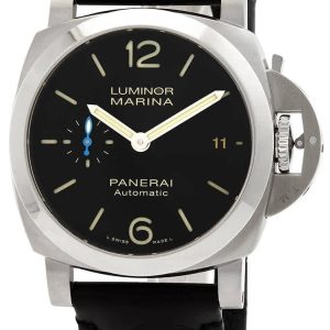 Panerai PAM01372 Luminor Svart/Läder Ø40 mm