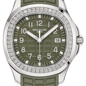 Patek Philippe Damklocka 5267/200A/011 Aquanaut Grön/Gummi ⌀38.8 mm