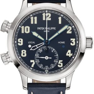 Patek Philippe Damklocka 7234G/001 Complications Blå/Läder ⌀37.5 mm