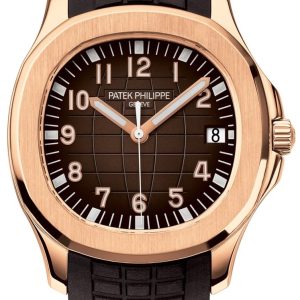 Patek Philippe Herrklocka 5167R/001 Aquanaut Extra Large Brun/Gummi