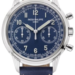 Patek Philippe Herrklocka 5172G/001 Complications Blå/Läder ⌀41 mm