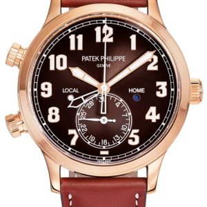 Patek Philippe Herrklocka 5524R/001 Complications Brun/Läder ⌀42 mm