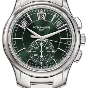 Patek Philippe Herrklocka 5905/1A/001 Complications Grön/Stål ⌀42