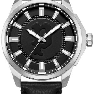 Police Herrklocka PEWJA2204308 Kavalan Svart/Läder Ø44 mm