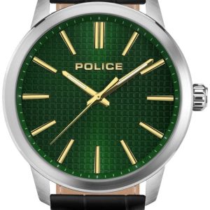 Police Herrklocka PEWJA2207701 Raho Grön/Läder Ø44 mm