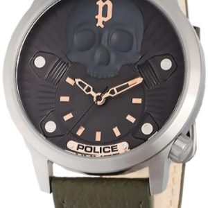 Police Herrklocka PEWJA2227703 Jet Grå/Läder Ø44 mm
