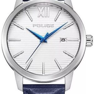 Police Herrklocka PEWJB2228402 Bedum Silverfärgad/Läder Ø44 mm