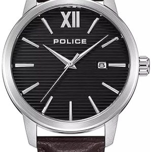 Police Herrklocka PEWJB2228403 Bedum Svart/Läder Ø44 mm
