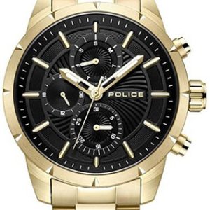 Police Herrklocka PEWJK2227106 Classic Svart/Stål Ø45 mm