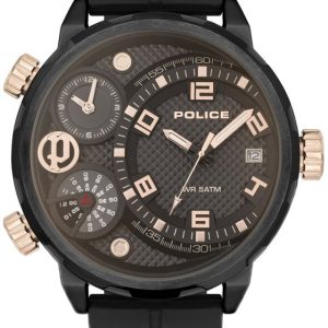 Police Herrklocka PEWJN2195301 Ray Grå/Gummi Ø51 mm