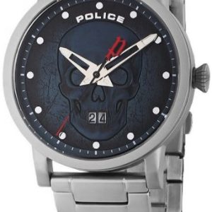 Police Herrklocka PL15404JS.03MA Collin Blå/Stål Ø43 mm