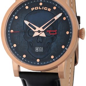 Police Herrklocka PL15404JSR.03 Collin Blå/Läder Ø43 mm