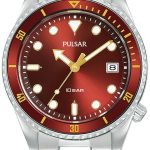 Pulsar Damklocka PG8335X1 Röd/Stål ⌀36 mm