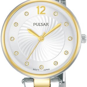 Pulsar Damklocka PH8492X1 Silverfärgad/Gulguldtonat stål ⌀30 mm