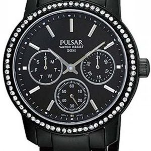 Pulsar Damklocka PP6047X1 Svart/Aluminium ⌀36 mm