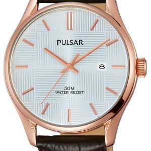 Pulsar Herrklocka PS9426X1 Silverfärgad/Läder ⌀43 mm