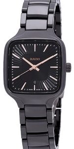 Rado Damklocka R27080172 True Square Svart/Keramik Ø29.2 mm