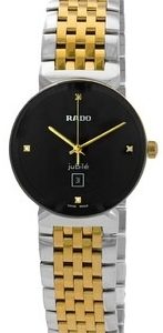 Rado Damklocka R48913703 Florence Svart/Gulguldtonat stål Ø30 mm