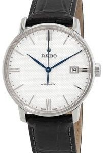 Rado Herrklocka R22860075 Coupole Vit/Läder Ø37.7 mm