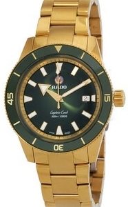 Rado Herrklocka R32136323 Captain Cook Grön/Stål ⌀42 mm