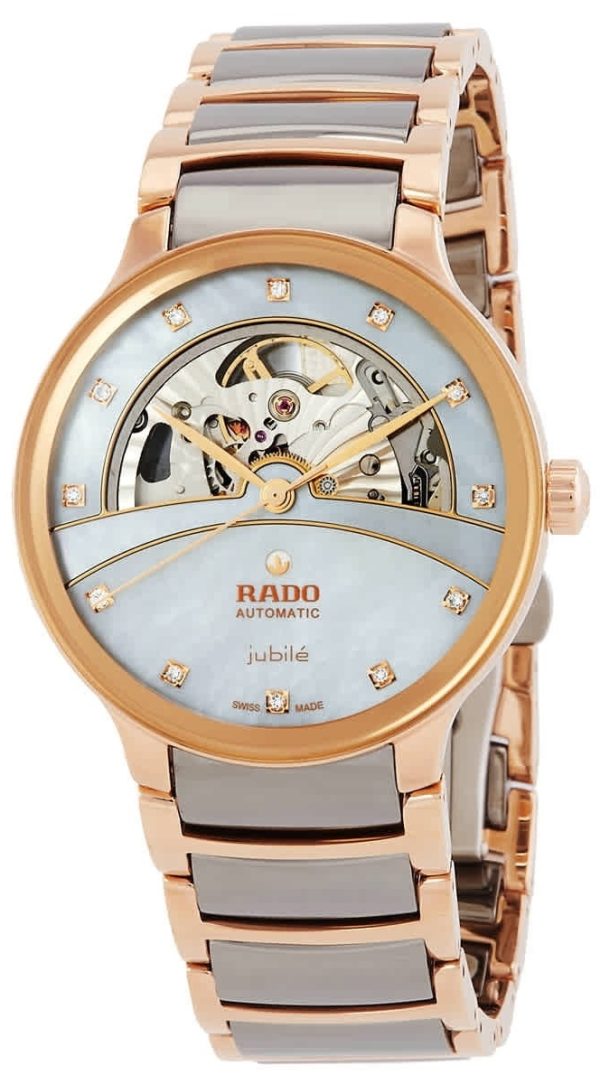 rado r30028912 centrix grå/keramik ø39.5 mm