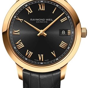 Raymond Weil Damklocka 5385-PC-00208 Toccata Svart/Läder ⌀34 mm