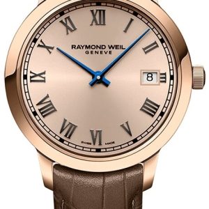 Raymond Weil Damklocka 5385-PC5-00859 Toccata Roséguldstonad/Läder