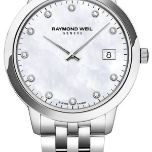 Raymond Weil Damklocka 5385-ST-97081 Toccata Vit/Stål ⌀34 mm