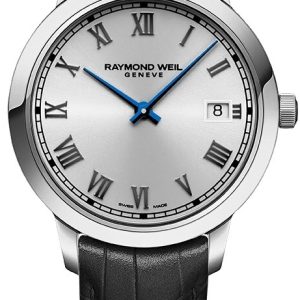 Raymond Weil Damklocka 5385-STC-00659 Toccata Silverfärgad/Läder